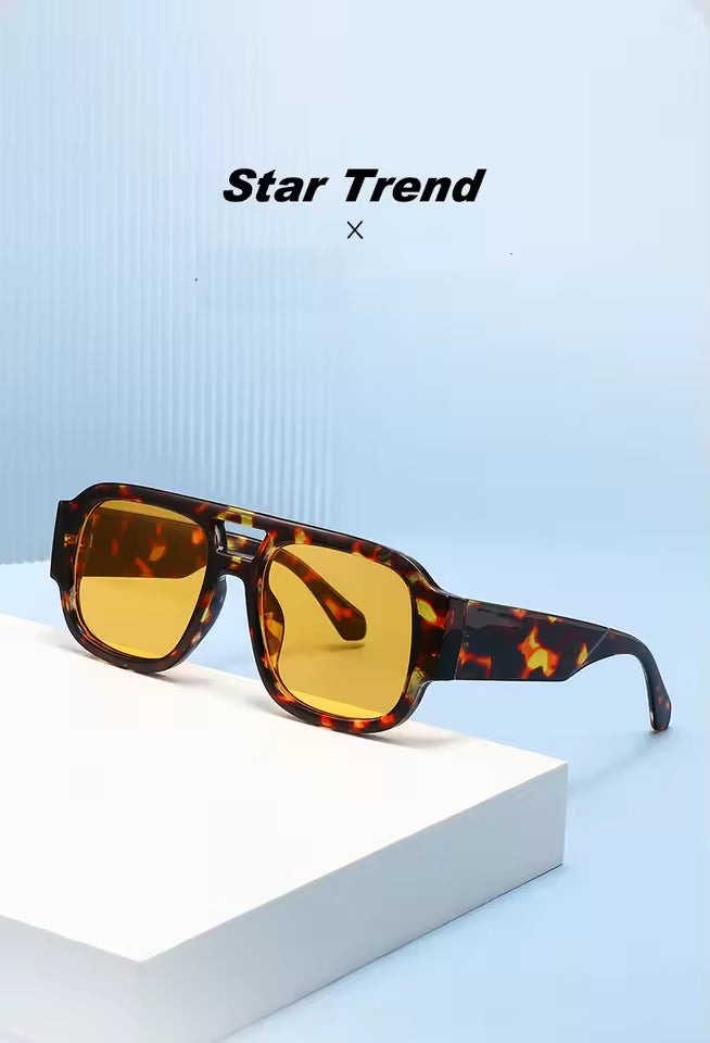 VibeFrame Retro Square Glasses